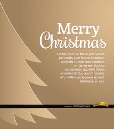 Christmas tree bronze background Christmas tree bronze background