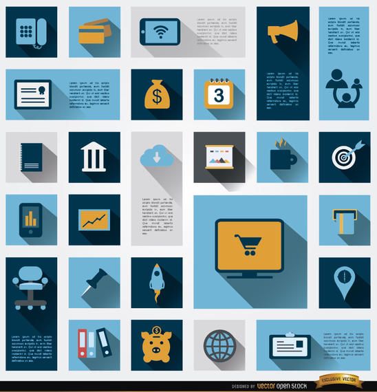 26 Business information icons 26 Business information icons