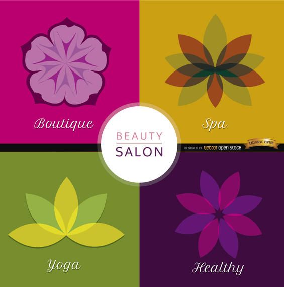 4 Beauty flowers backgrounds 4 Beauty flowers backgrounds