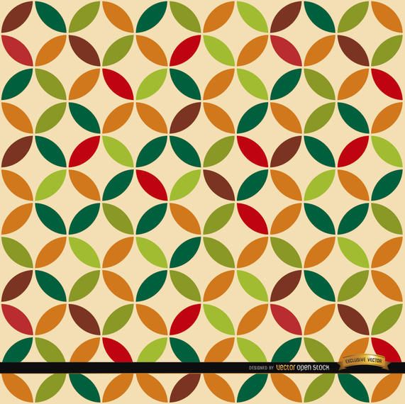 Leaf circles pattern background Leaf circles pattern background