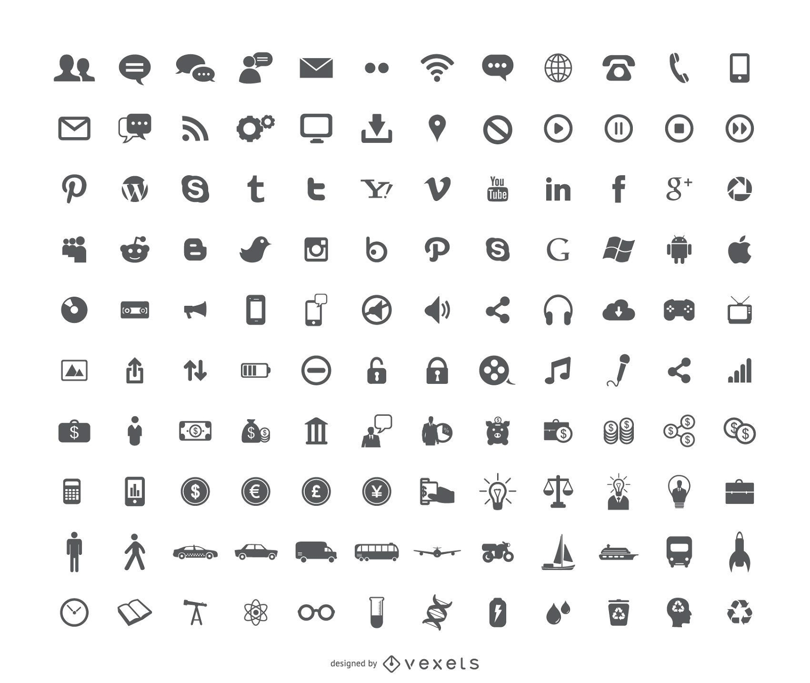 120 kostenlose neue Symbole