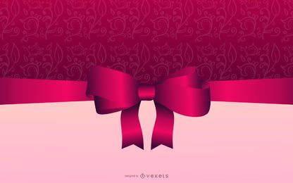 Cartão de Natal elegante rosado brilhante