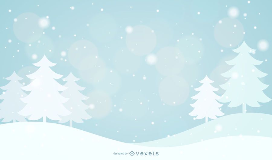 Árbol de Navidad abstracto nevado y fondo de copos de nieve Árbol de Navidad abstracto nevado y fondo de copos de nieve