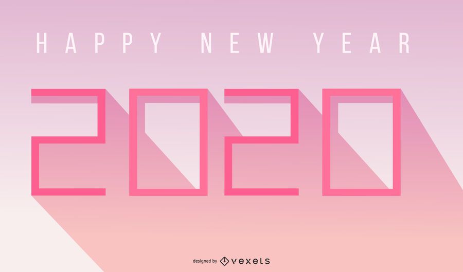 2020 simple happy new year lettering 2020 simple happy new year lettering
