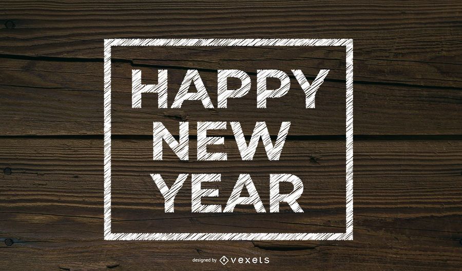 New Year Simple Typography New Year Simple Typography