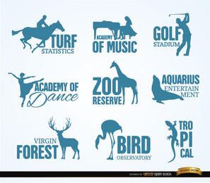 Recreation and animal logos Recreation and animal logos