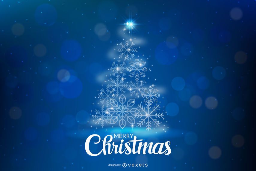 Creative Snowflake Xmas Tree Creative Snowflake Xmas Tree