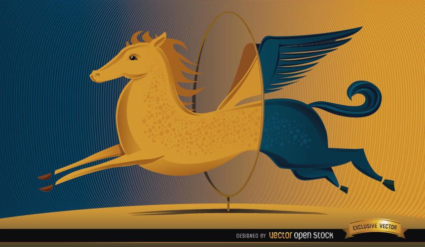 Pegasus jumping circle change Pegasus jumping circle change