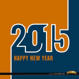 2015 Orange blue wallpaper