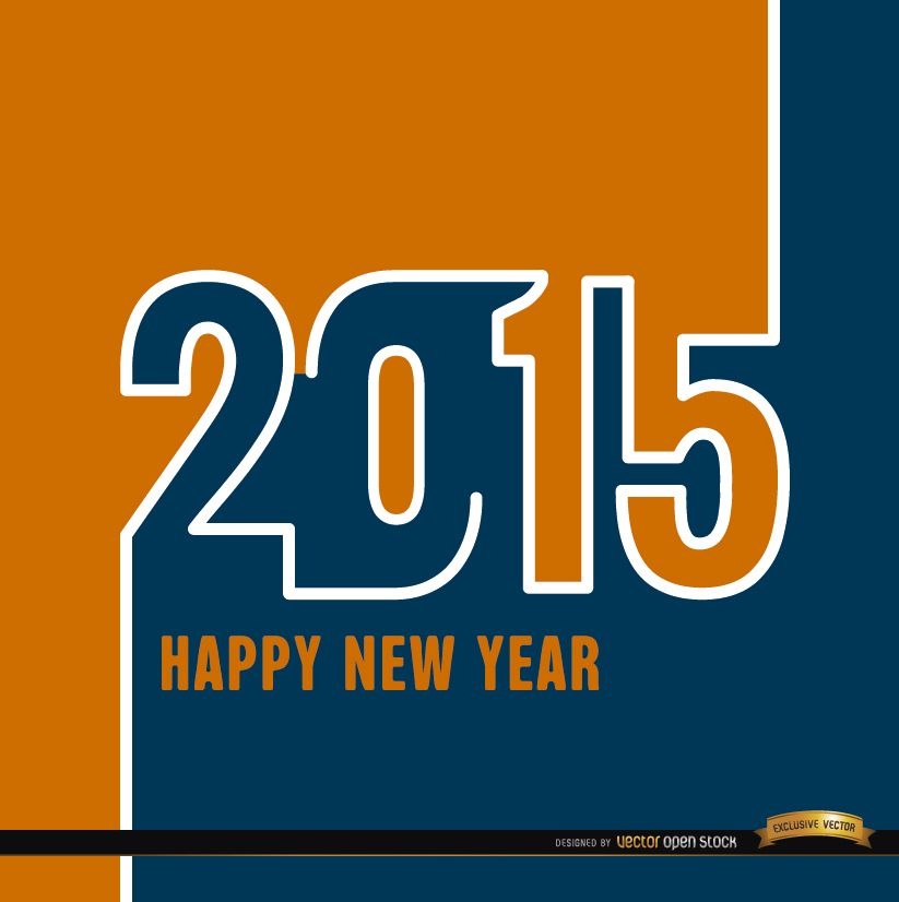 2015 fondo de pantalla azul naranja