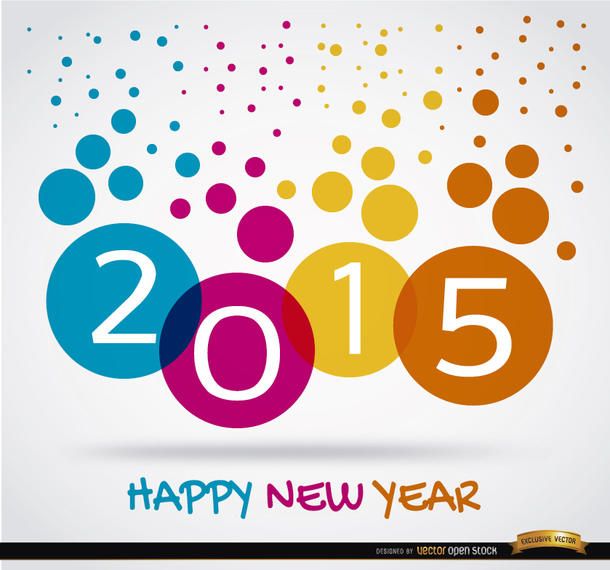 2015 Many colored dots 2015 Many colored dots