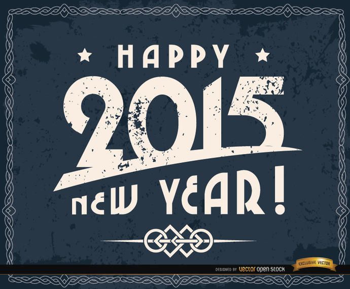 Happy 2015 grunge background Happy 2015 grunge background