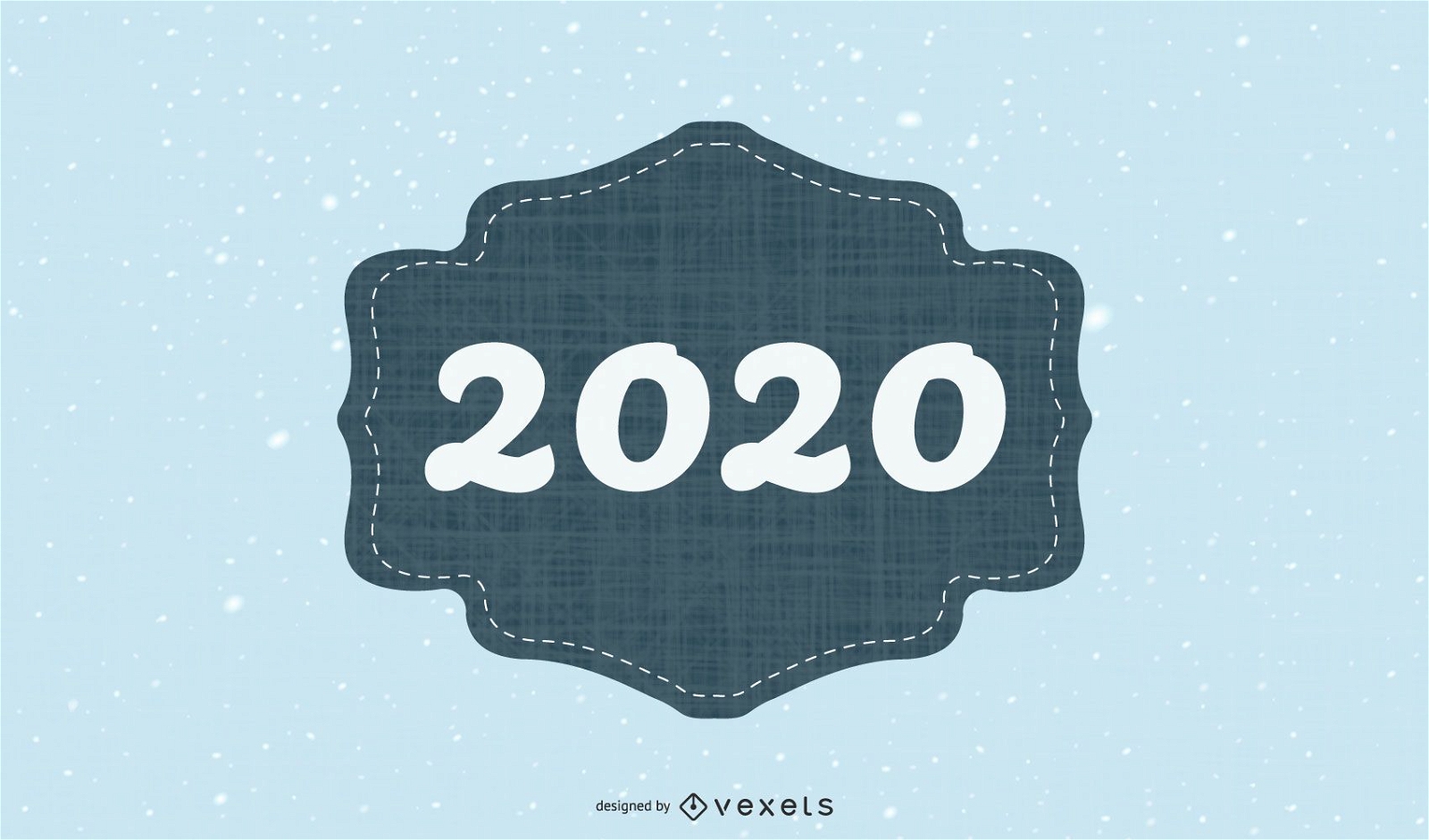 Cartão Simples Vintage 2020