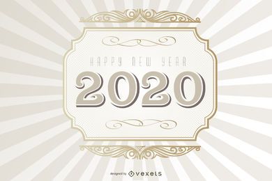 Fundo de Tipografia 2020