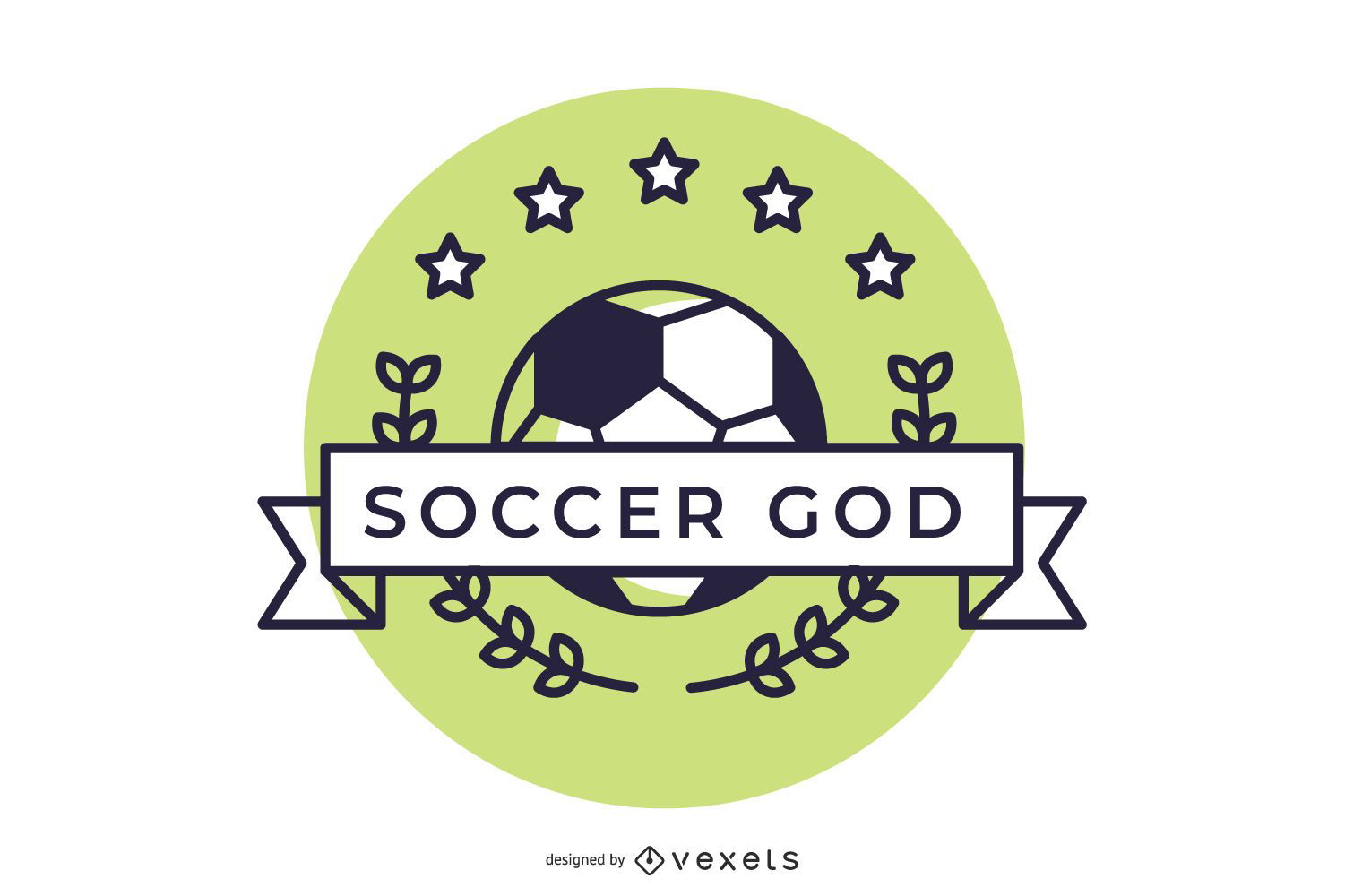 Design de logotipo bonito de esportes de futebol