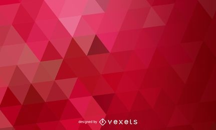 Red Abstract Polygonal Triangles Pattern