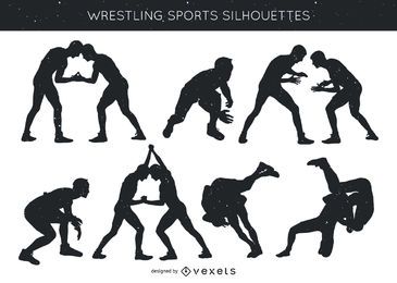 Wrestling Sports Pack Silhouette Wrestling Sports Pack Silhouette