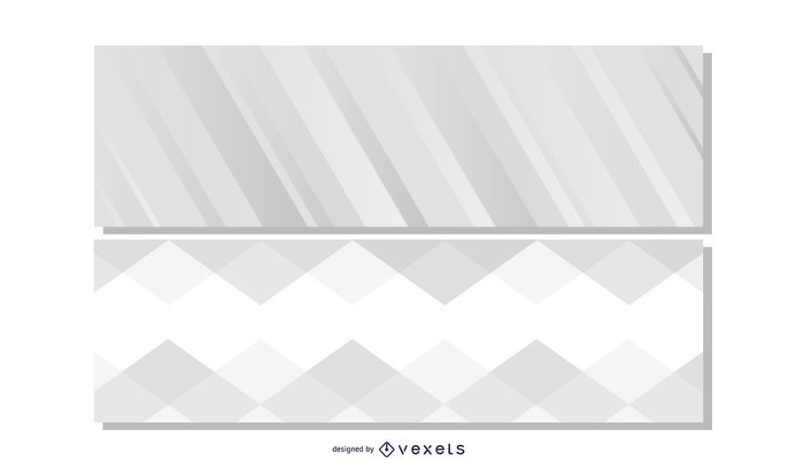 Beautiful Grey Header Banners Beautiful Grey Header Banners