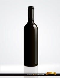 Einfache Weinflasche