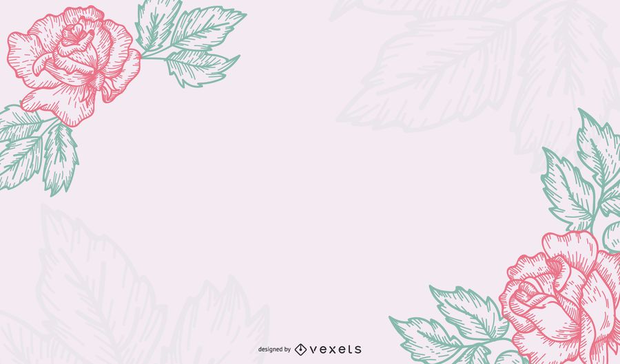 Vintage Minimal Floral Greeting Card Vintage Minimal Floral Greeting Card