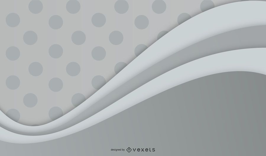 Dark Dotted Pattern & Grey Wave Background Dark Dotted Pattern & Grey Wave Background