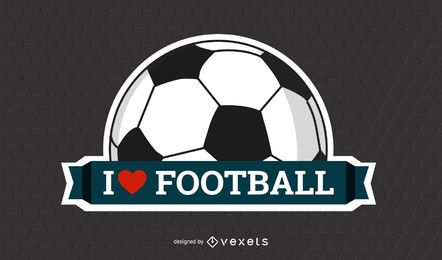 Futebol rotulado na textura da grade