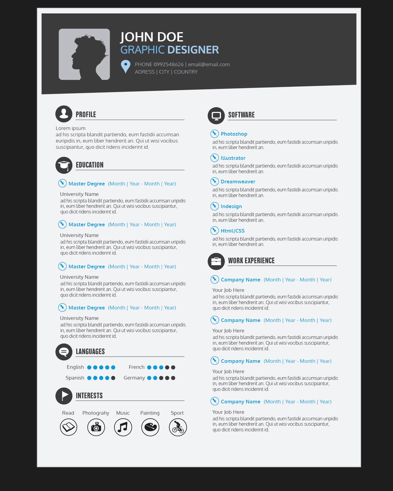 Graphic Designer Resume CV