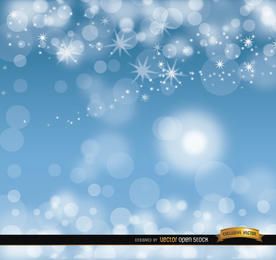 Sky blue glitters background Sky blue glitters background