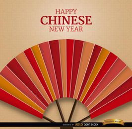 Chinese New Year fan background Chinese New Year fan background