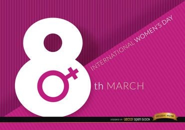 8th March women?s day background