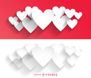 Paper Cutting Valentine Heart Bundles Paper Cutting Valentine Heart Bundles