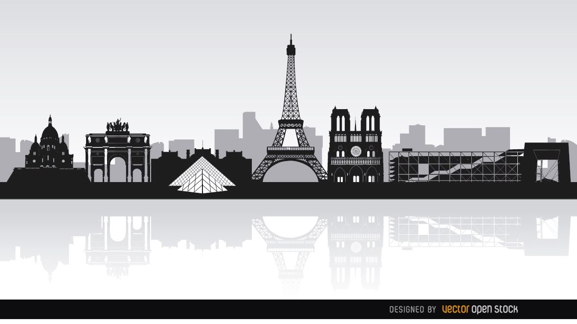 Wahrzeichen der Pariser Skyline
