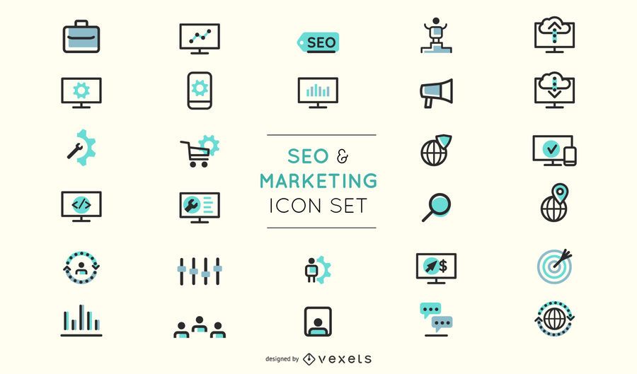 Line Art SEO Icon Pack Line Art SEO Icon Pack