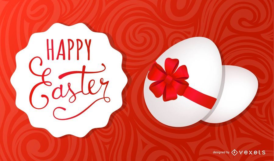 Ribbon Wrapped Egg Easter Card Ribbon Wrapped Egg Easter Card