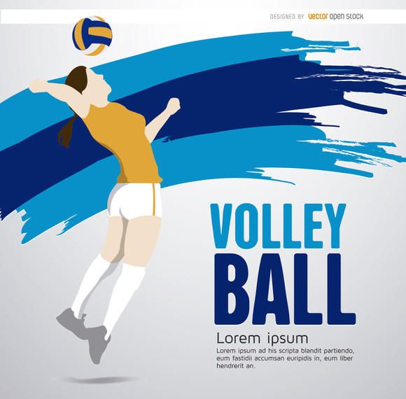 Volleyball player girl Volleyball player girl