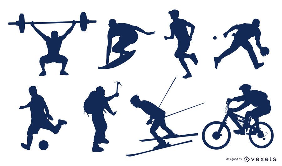 Sports Silhouette Collecton Sports Silhouette Collecton