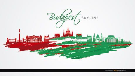 Budapest ciudad monumentos bandera colores Budapest ciudad monumentos bandera colores