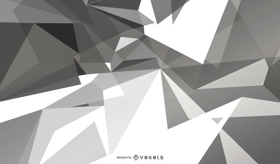 Grey Geometric Polygonal Background Grey Geometric Polygonal Background