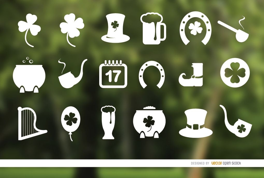18 Symbole zum St. Patrick?s Day