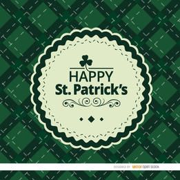 St. Patrick?s rhombs background with seal