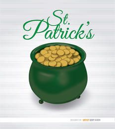 St. Patrick’s pot gold St. Patrick’s pot gold