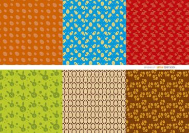 6 padrões de coelhinhos de ovos de páscoa