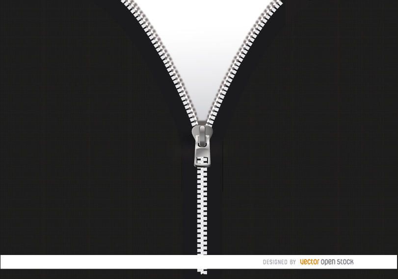 Black white cloth zipper Black white cloth zipper
