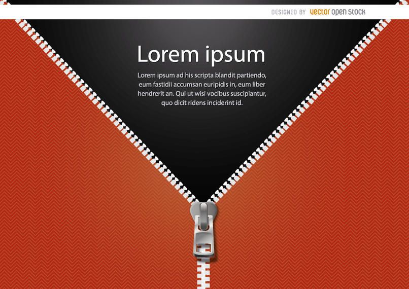 Mensagem de zíper vermelho Mensagem de zíper vermelho