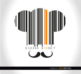Chef hat moustache codebar Chef hat moustache codebar