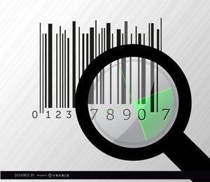 Codebar search lupa radar