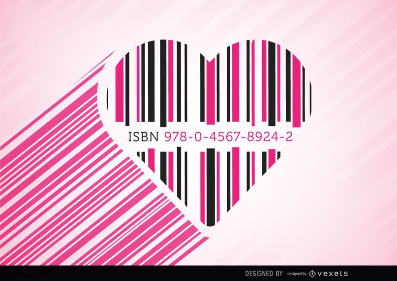 Heart code bars pink Heart code bars pink