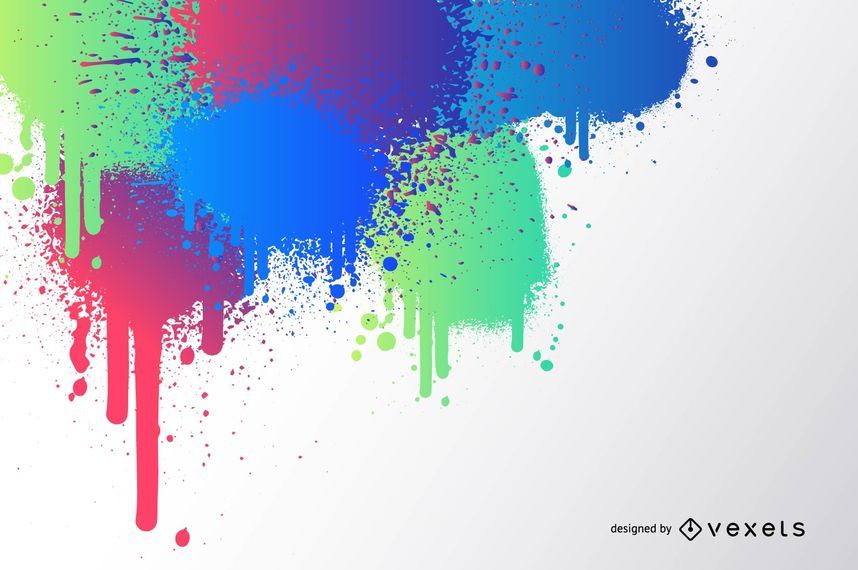 Fondo salpicado colorido salpicadura de pintura Fondo salpicado colorido salpicadura de pintura