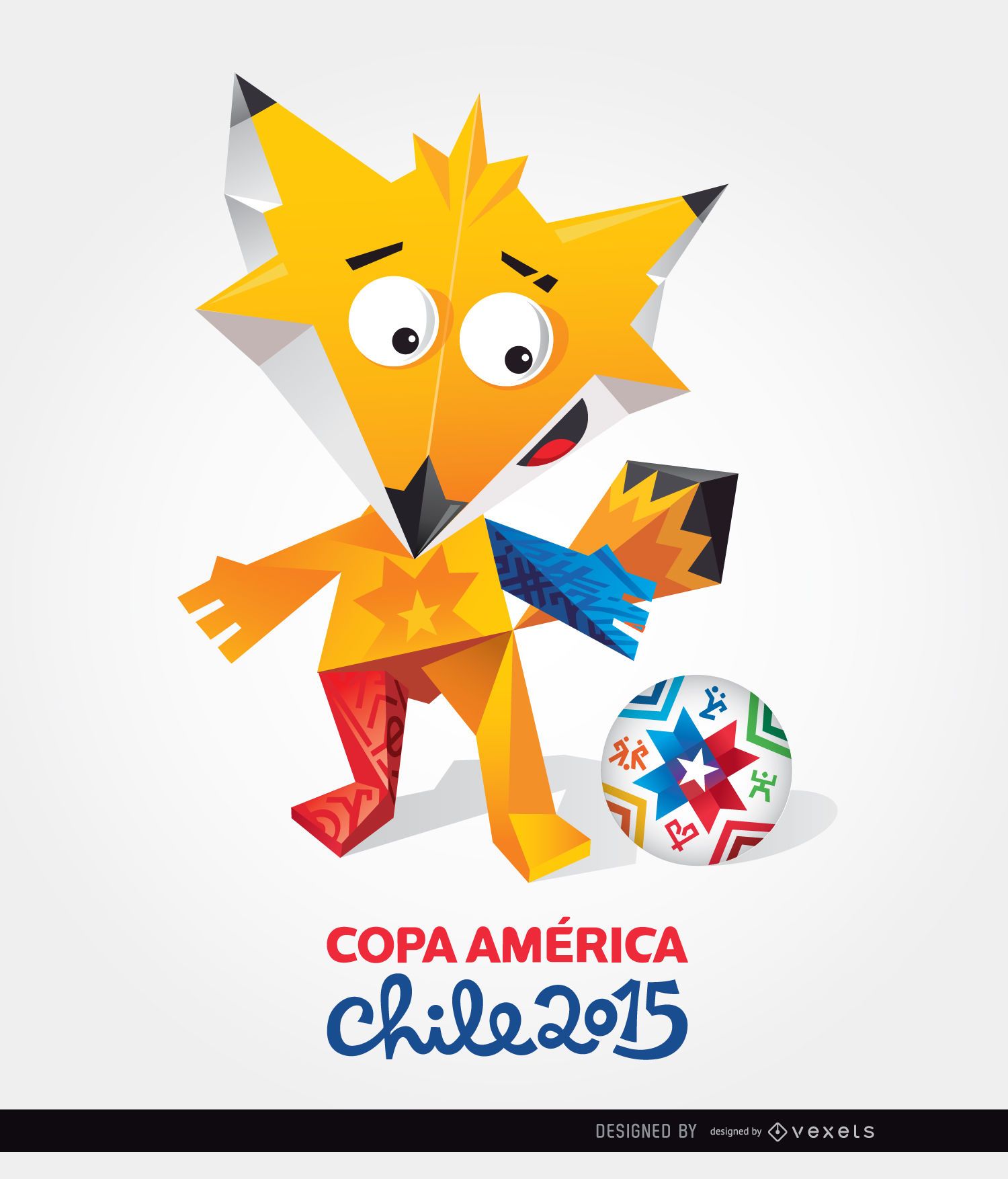 Zincha Copa America 2015 Vektor Download