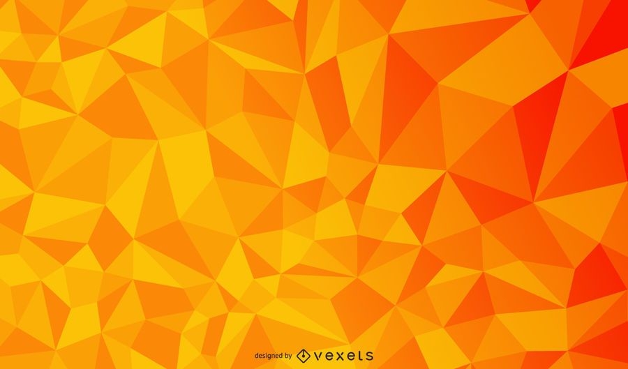 Orange Geometric Polygonal Triangle Texture Vector Download